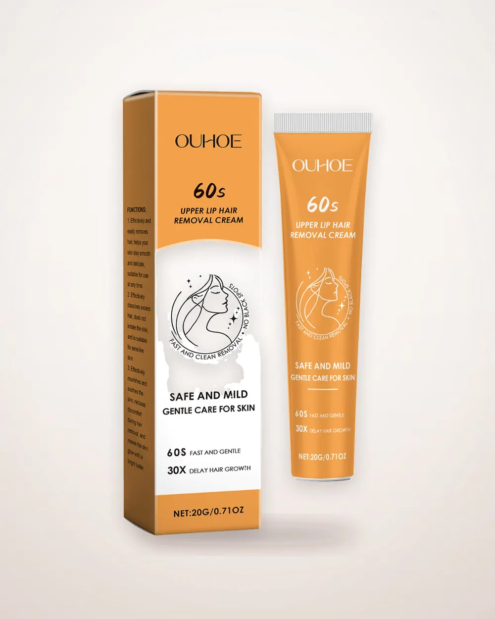 Gentle Facial and Body Depilatory Cream
