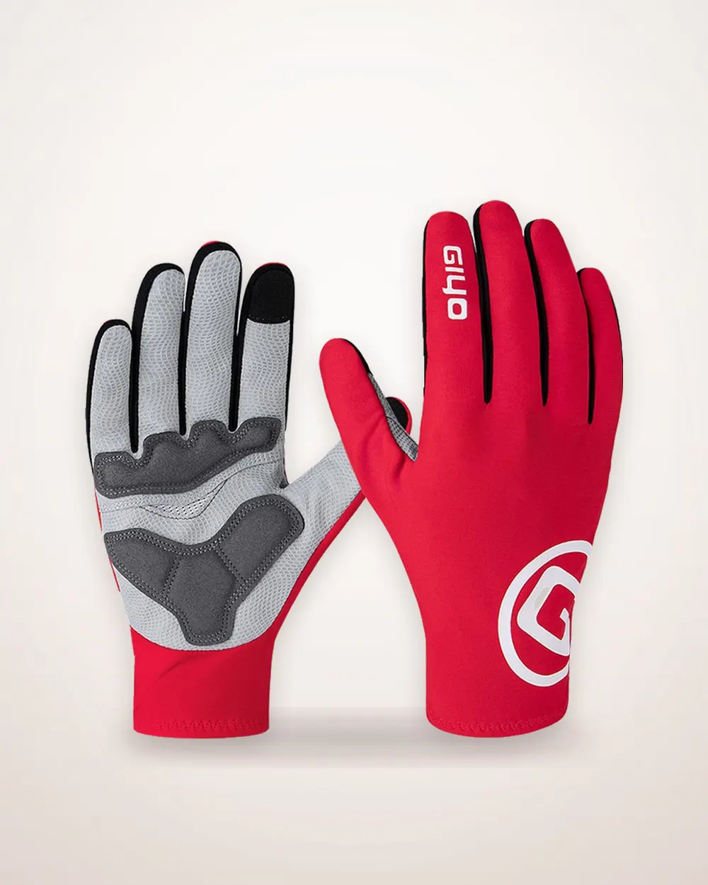 Velvet-Lined Touch Screen Cycling Gloves