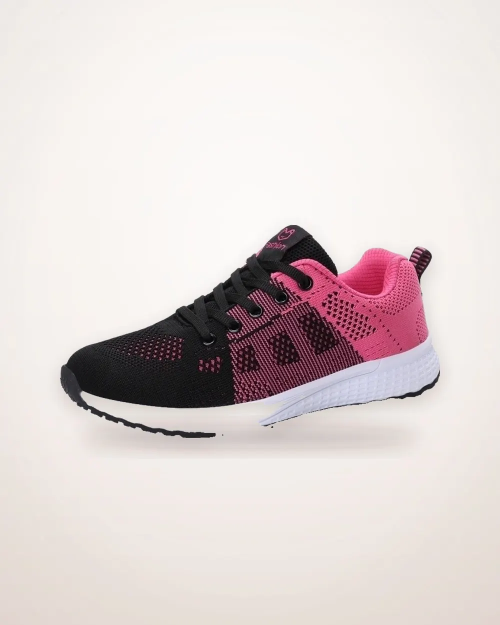 Breathable Mesh Lace-Up Sneakers