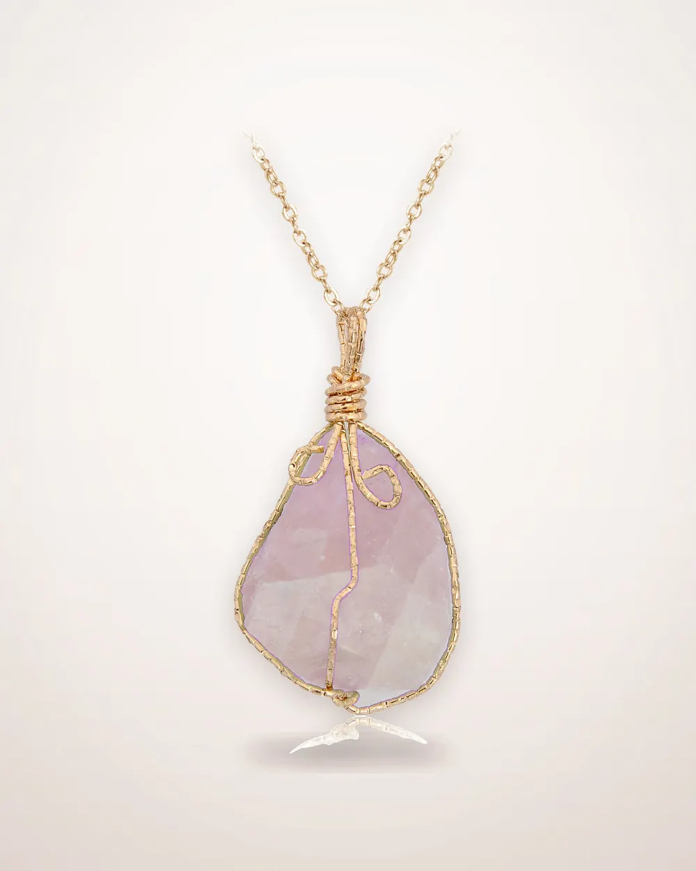 Irregular Rough Stone Pendant Necklace