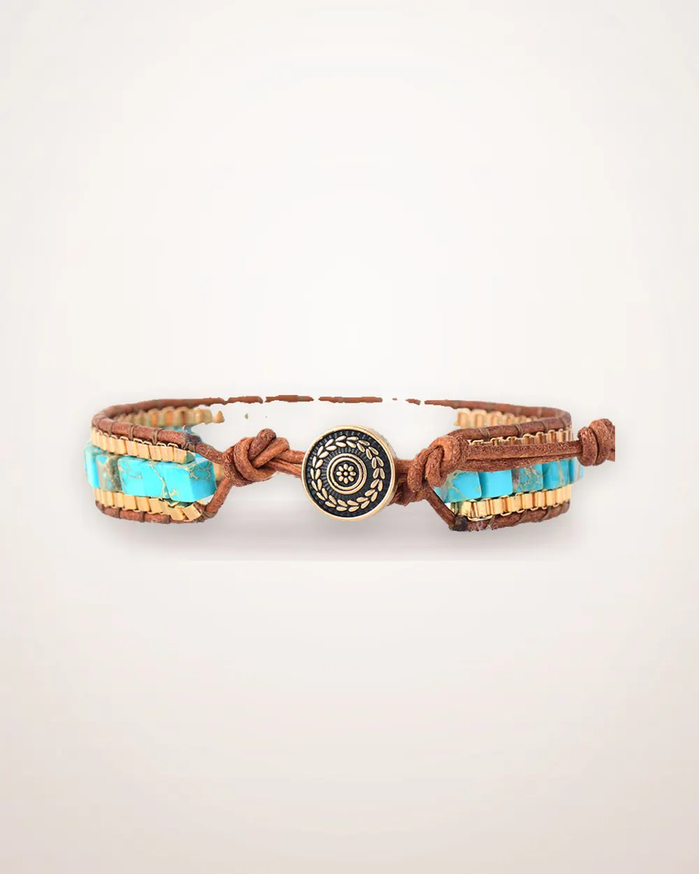Hand-Woven Leather Bracelet