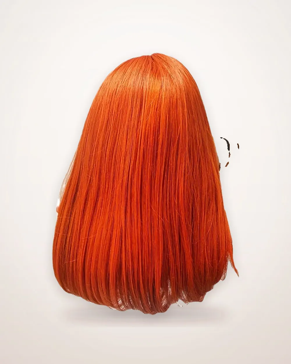 Ginger Orange Straight Human Hair Wig