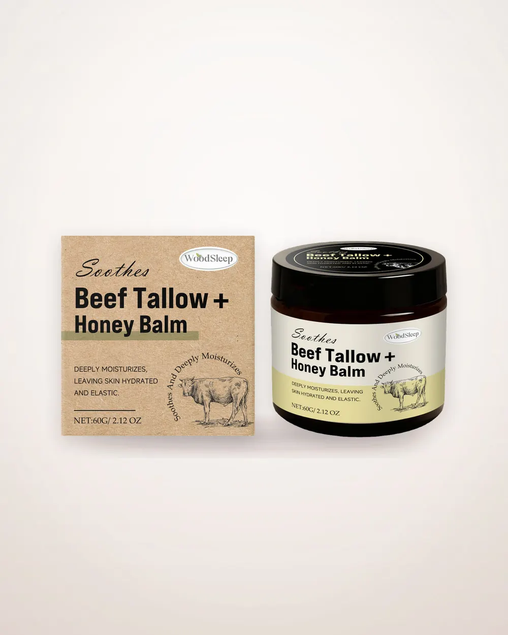 Beef Tallow Honey Face Cream