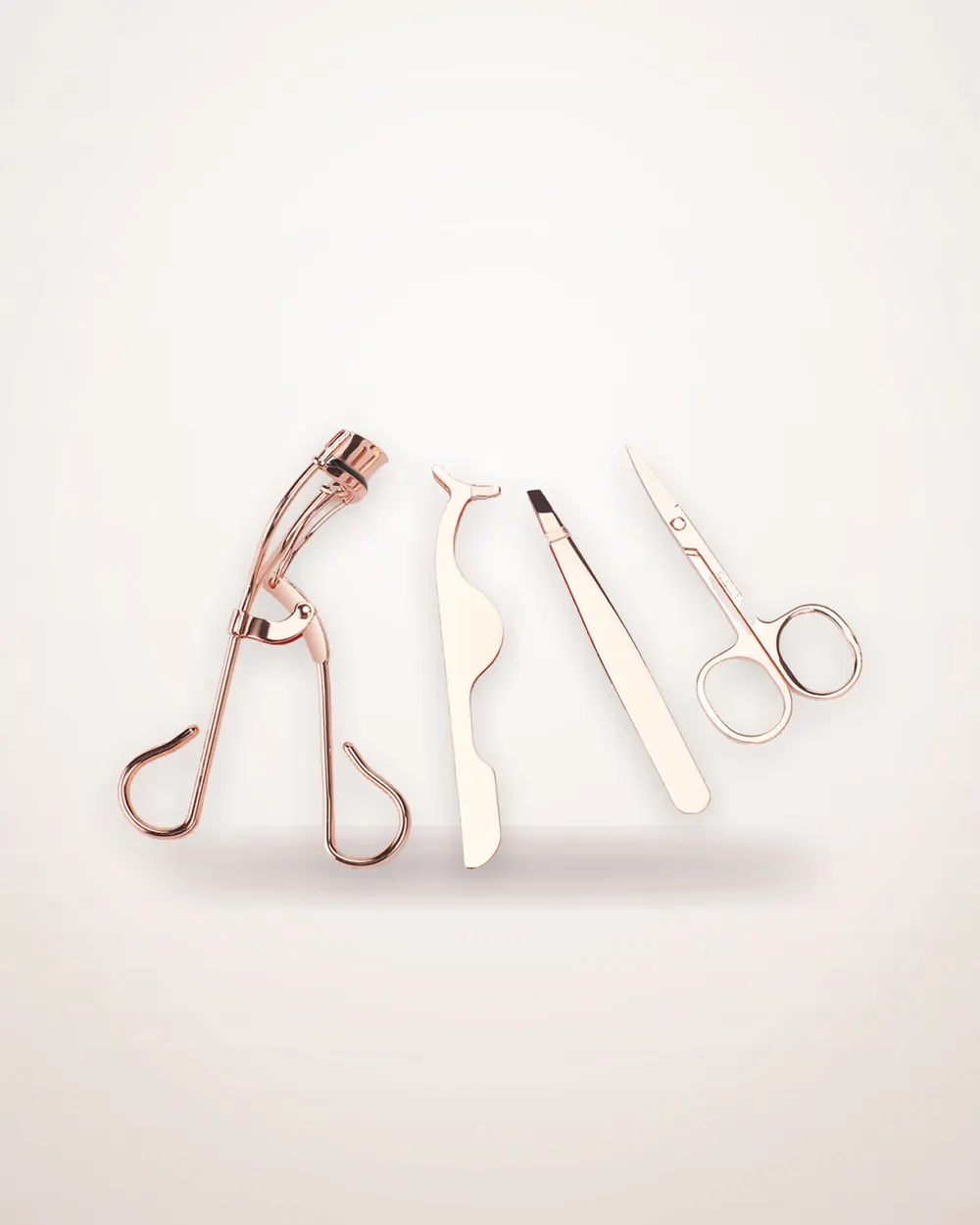 Four-Piece Metal Eyelash Curler Set
