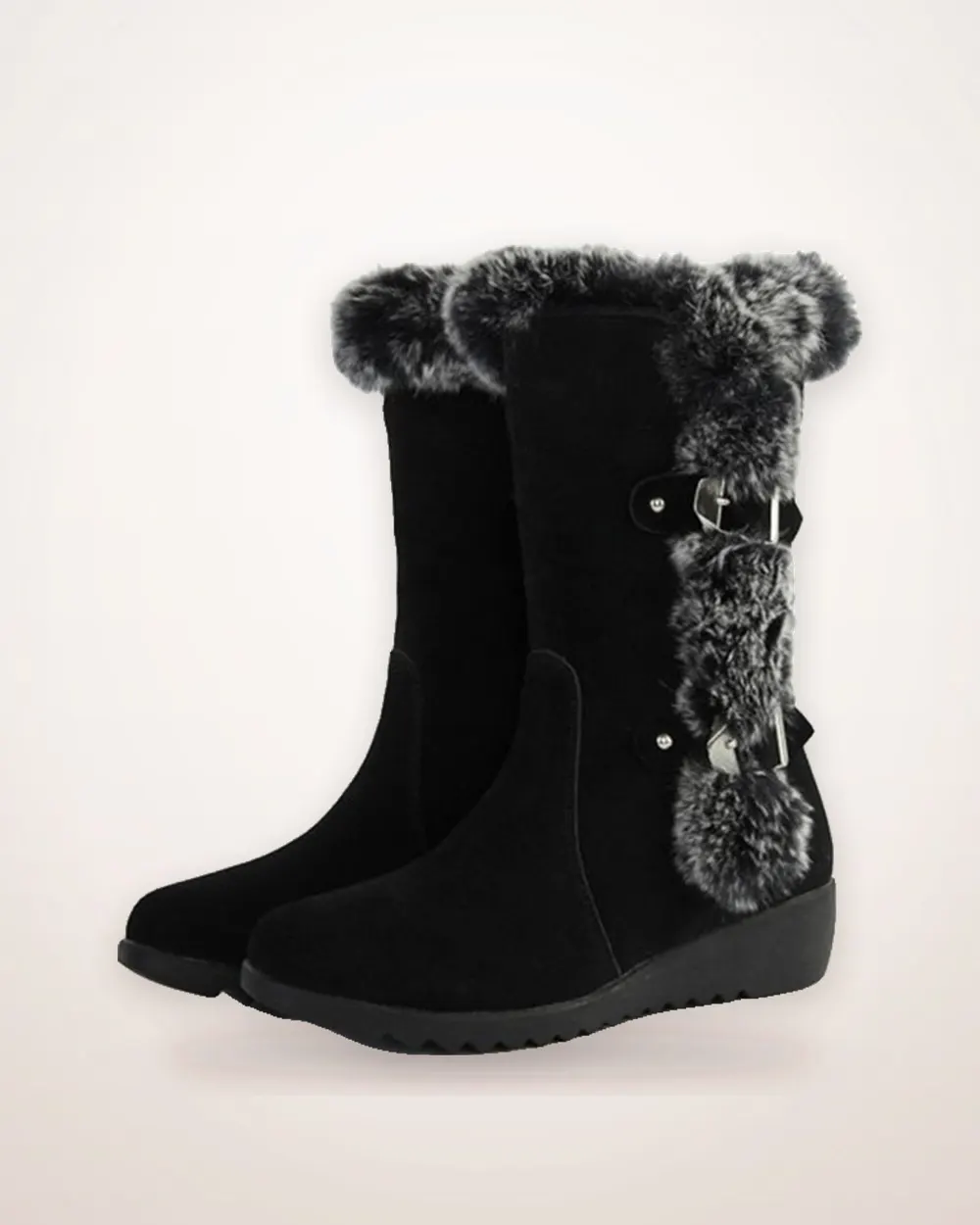 Waterproof Textile Mid-Calf Snow Boots