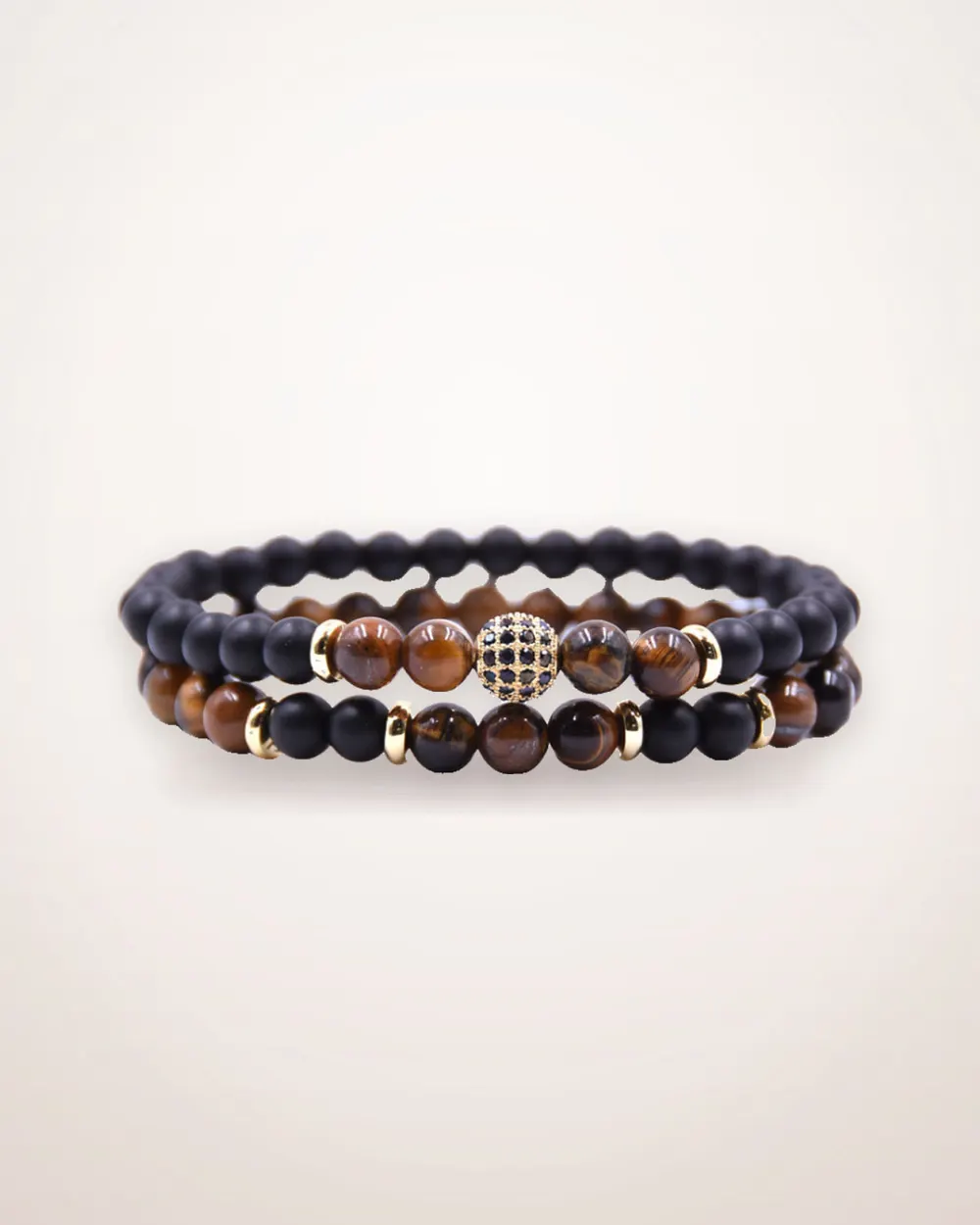 Natural Stone Beaded Bracelet Set