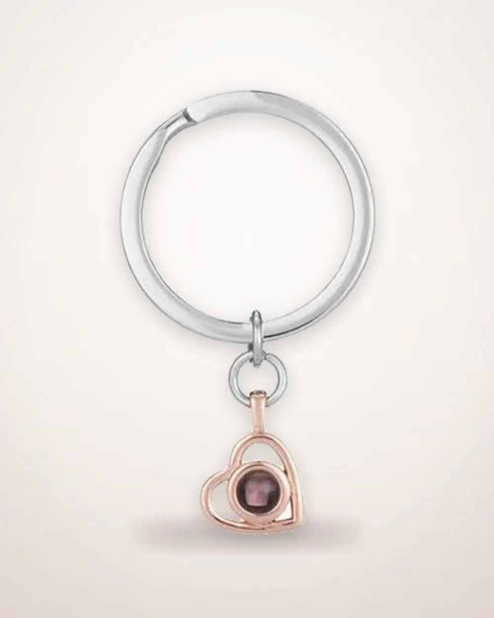 Photo Projection Heart Necklace