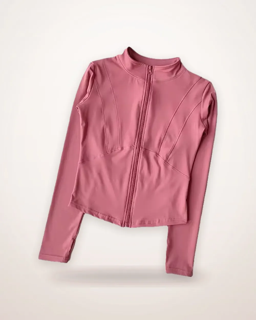 Stand Collar Long Sleeve Yoga Top
