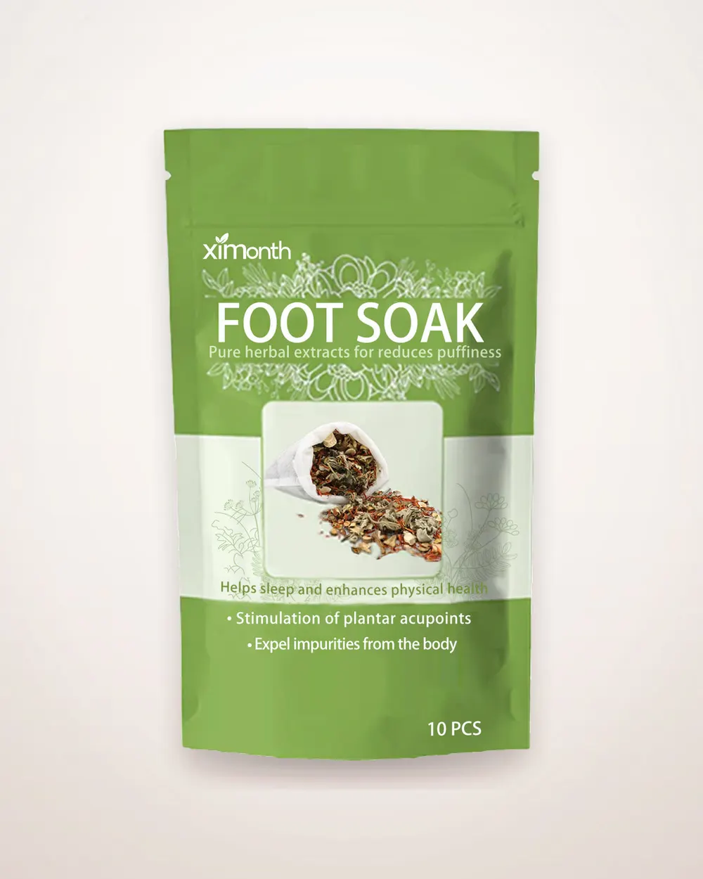 Herbal Foot Soak Sachets, 10-Piece