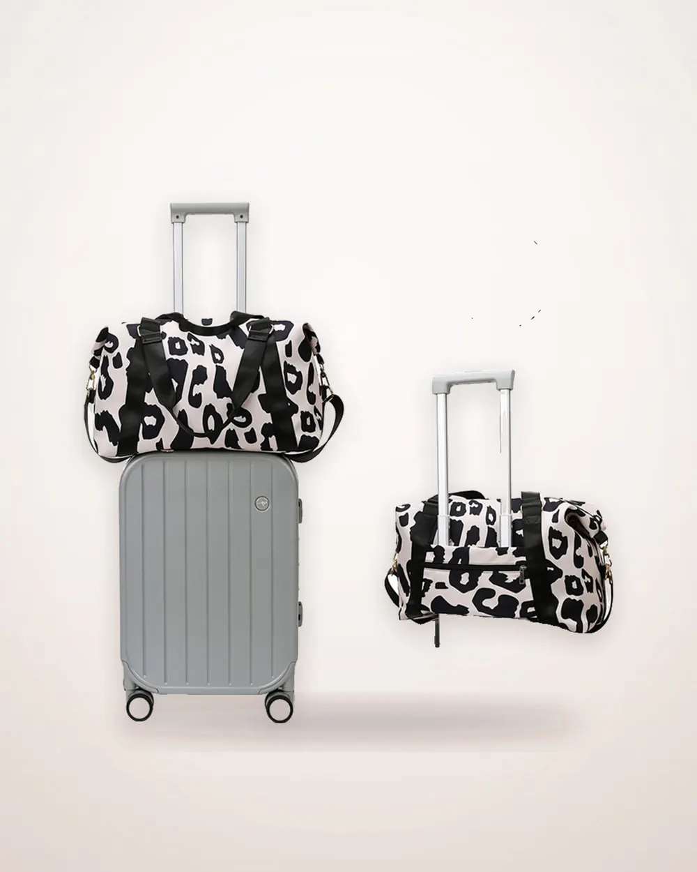 Leopard Print Weekender Duffel Bag