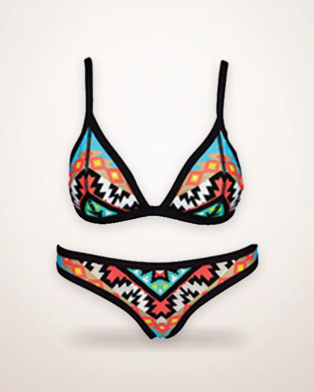 Geometric Brazilian Bikini Set
