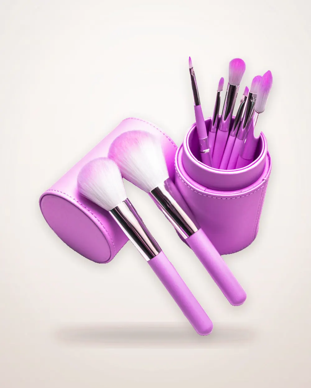 8-Piece Nylon Makeup Brush Set