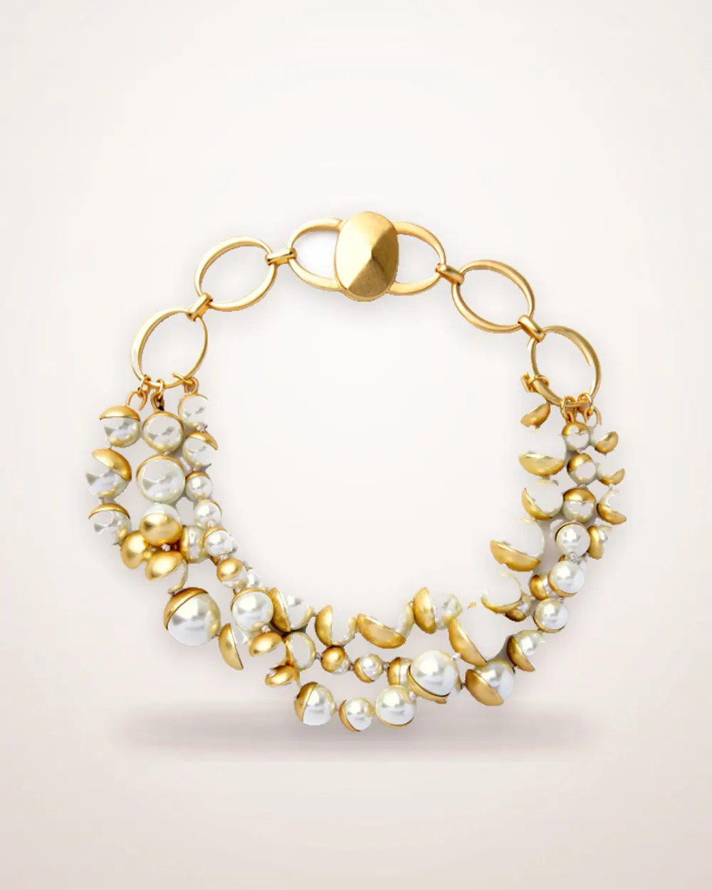 Vintage Pearl Pendant Necklace