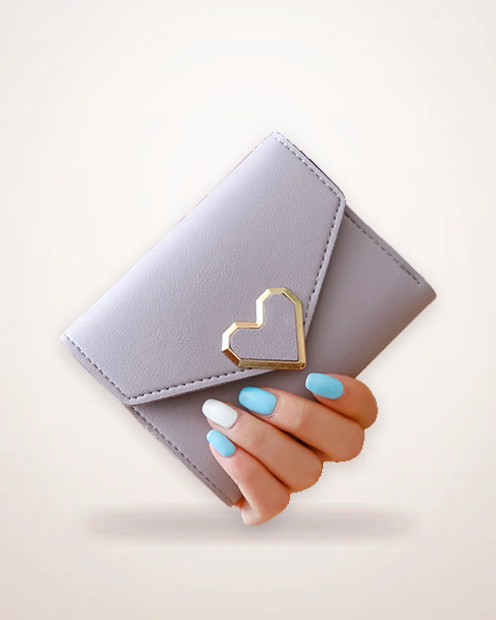 Petite Buckle Flap Card Purse