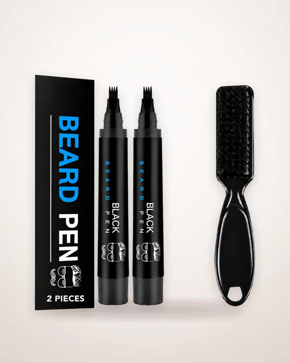 Beard Filling Pencil and Blending Brush Set
