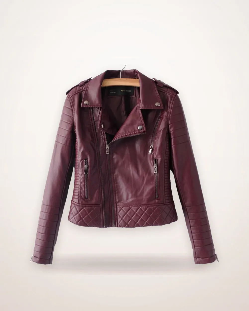 Imitation Leather Jacket