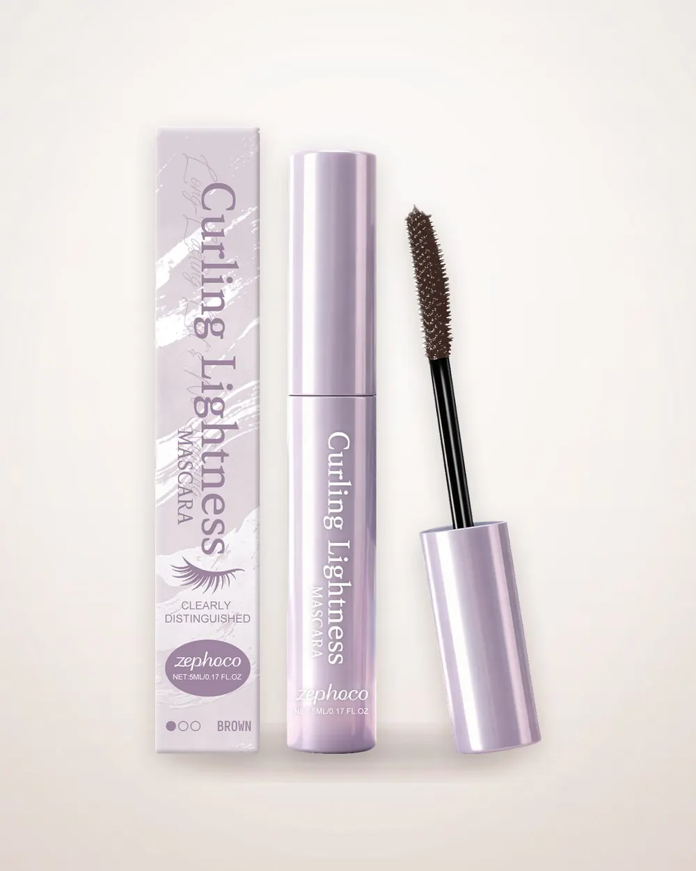 Curling Lightweight Mascara, Brown