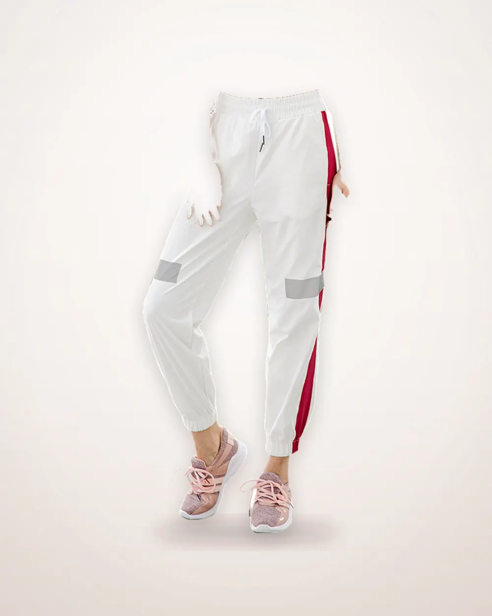 Reflective Nylon Fitness Trousers