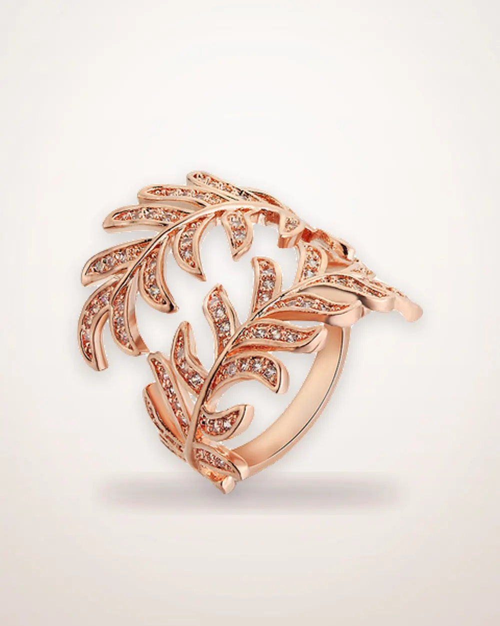 Mimosa Leaf Adjustable Ring