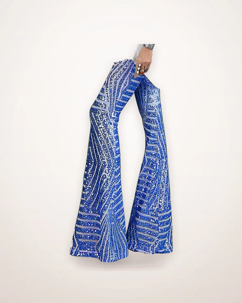 High-Waist Wide-Leg Trousers