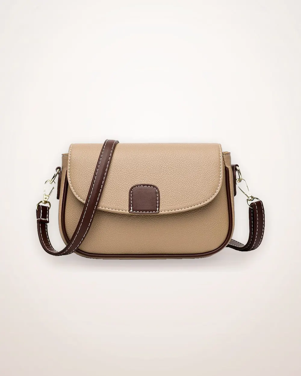 Small Flap PU Crossbody Bag