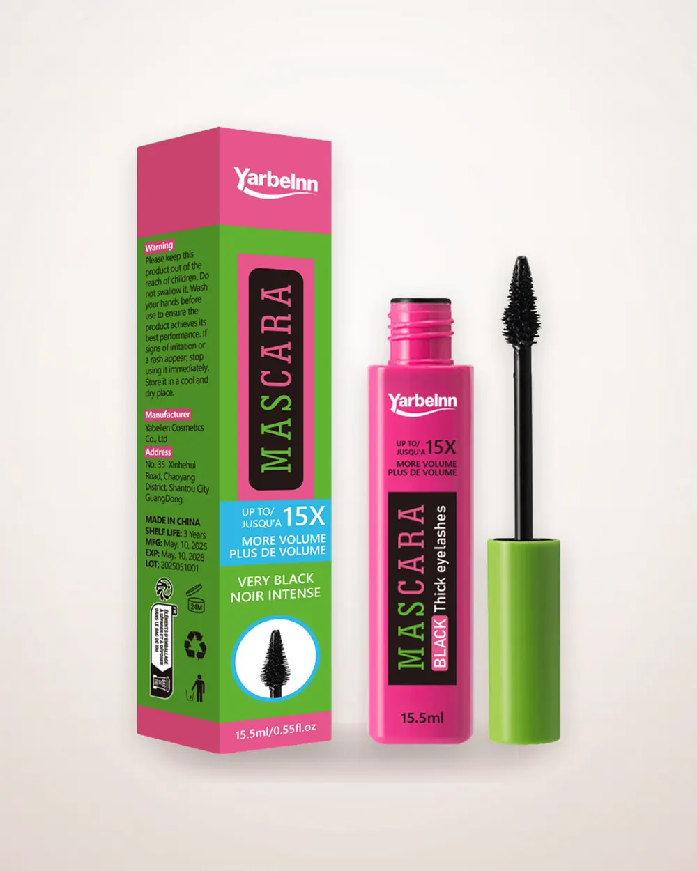 4D Waterproof Lengthening Mascara