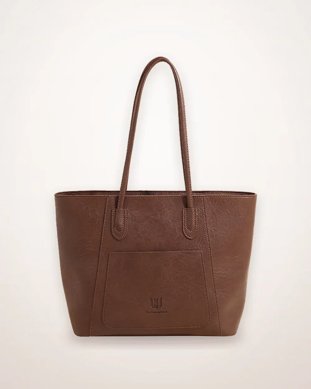 Retro Slit-Pocket Shoulder Bag