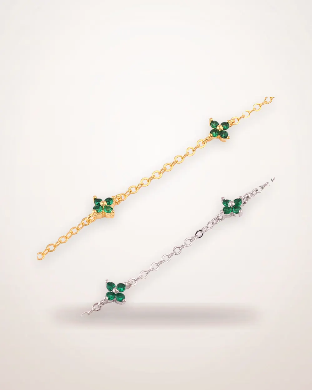 Gold-Plated Flower Pendant Necklace