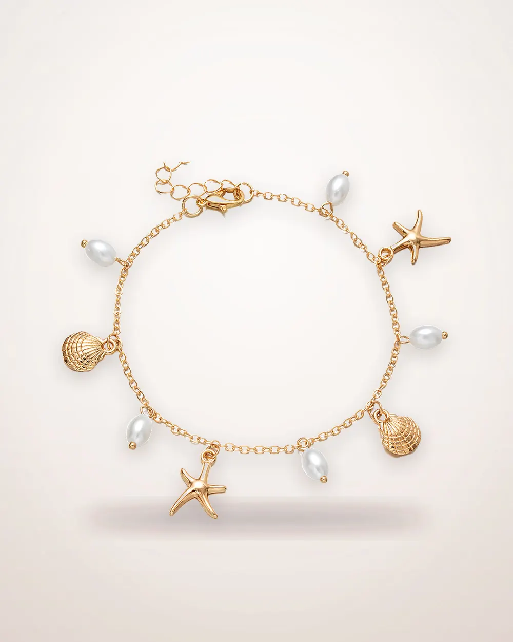 Adjustable Starfish Pendant Anklet