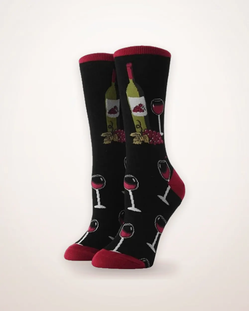Wine Lover Crew Socks
