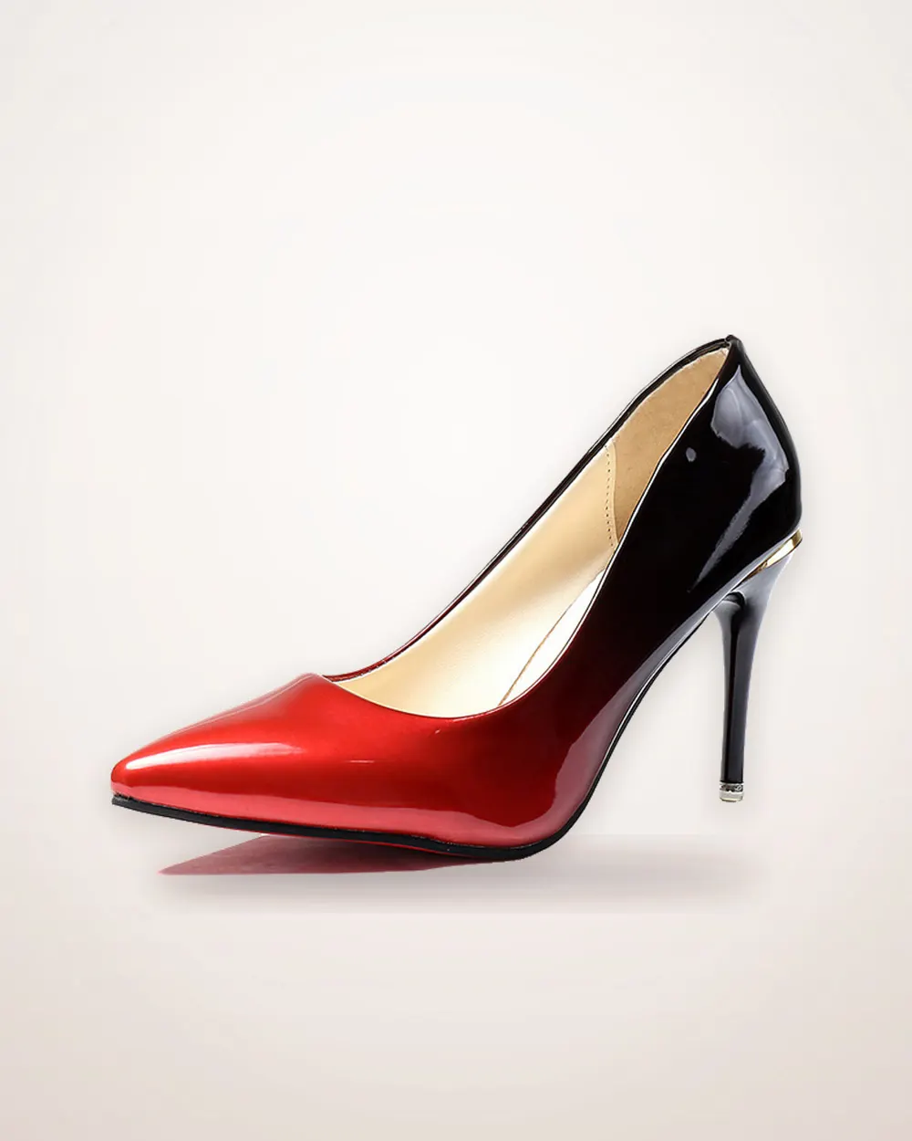 Gradient Pointed-Toe High Heels