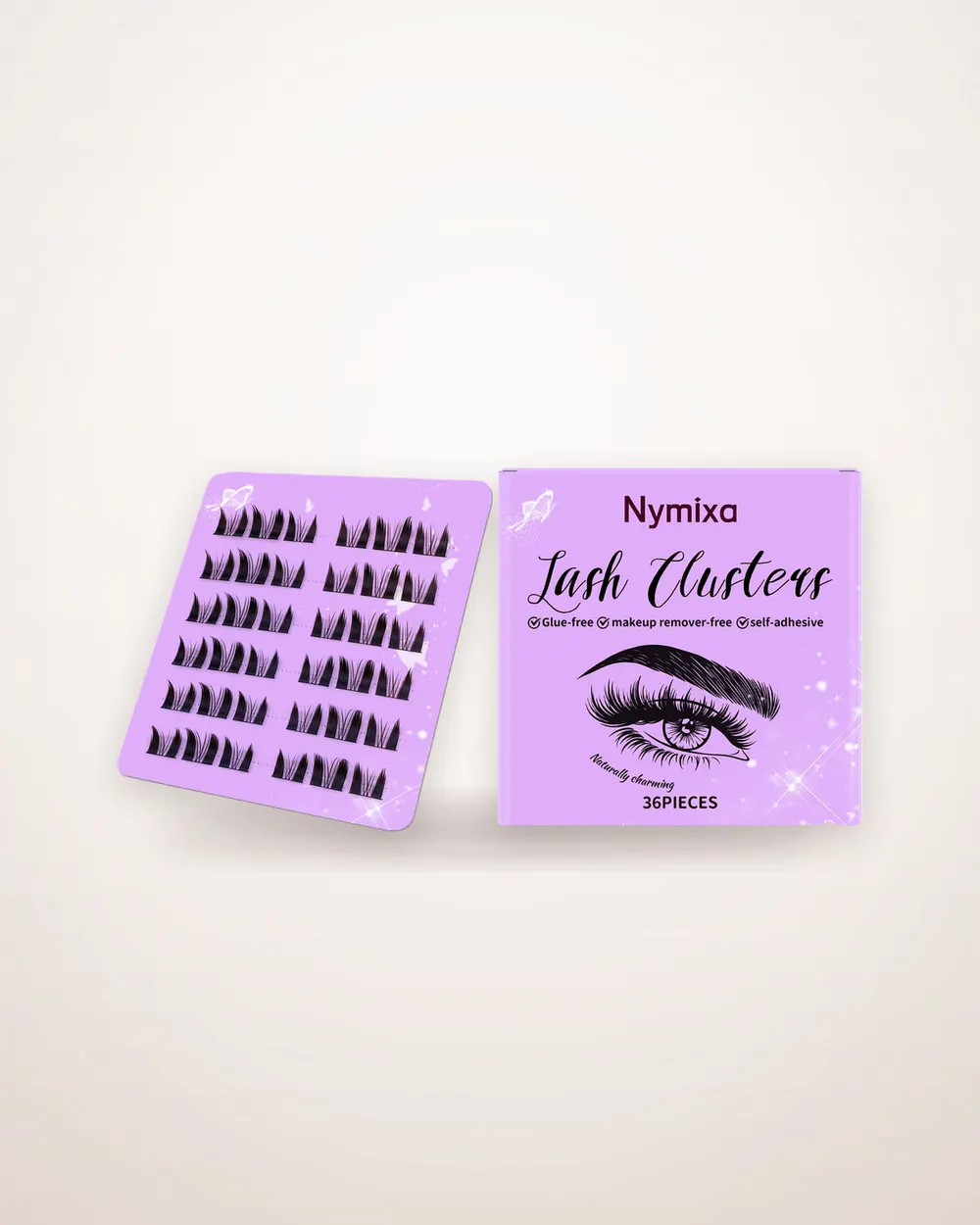 Glue-Free Press-On Eyelash Clusters