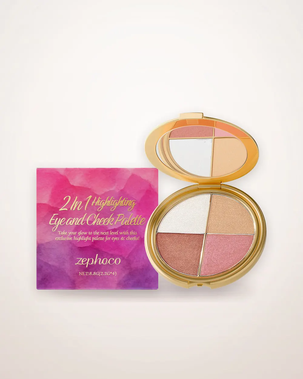 Highlight, Blush and Eyeshadow Palette