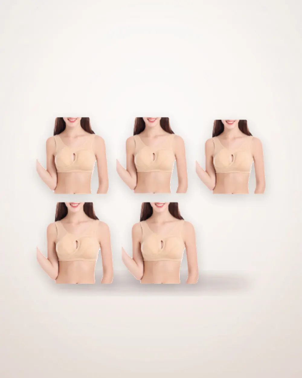 Cotton Crossover Wireless Sleep Bra