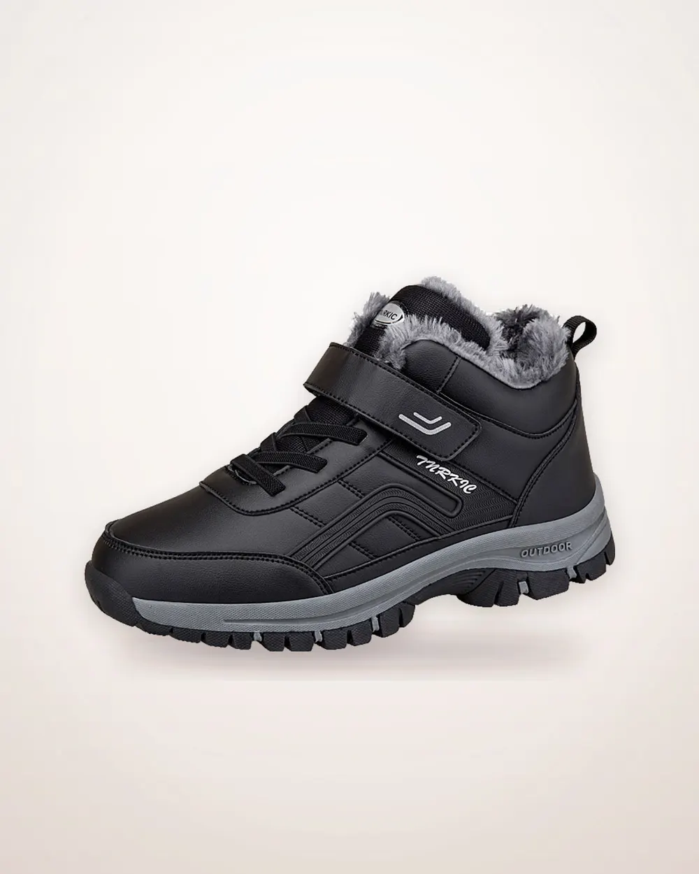 Plush Lined Touch-Close Snow Boots