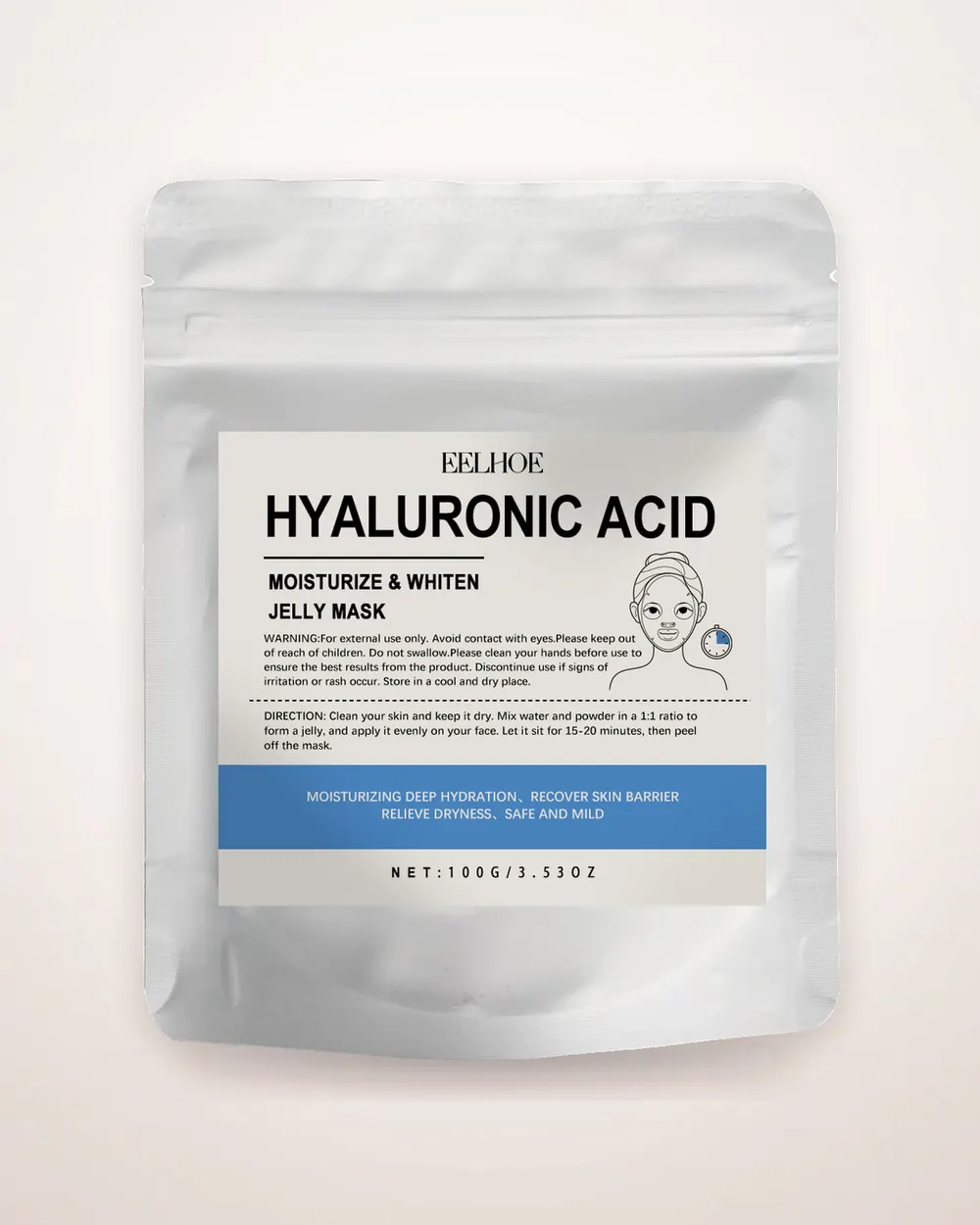Hyaluronic Acid Jelly Face Mask