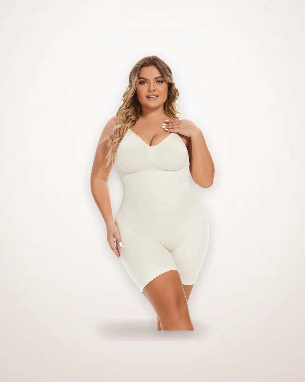 Fitted Waist Open-Back Shorts Jumpsuit