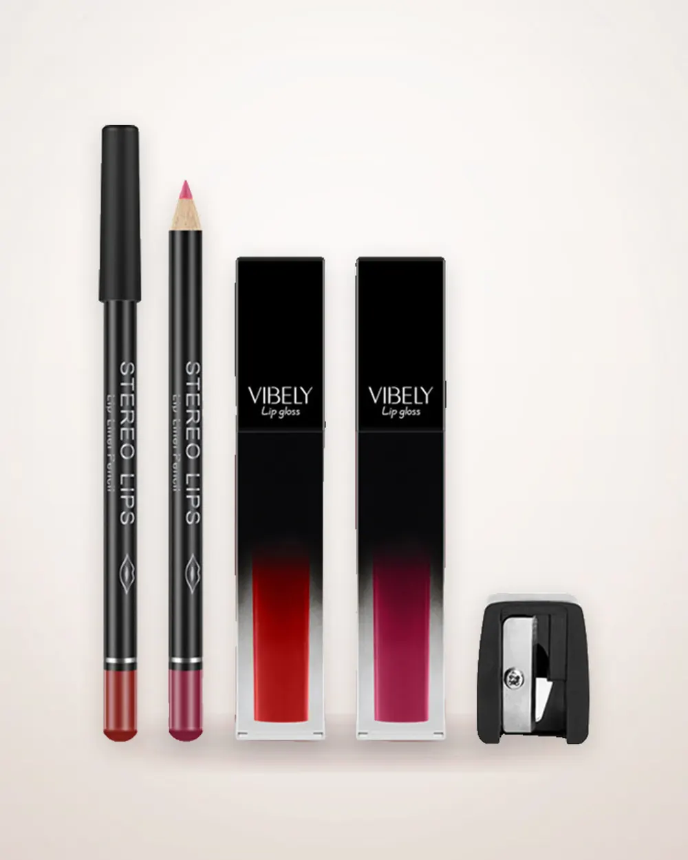 Matte Nude Lip Liner and Gloss Set