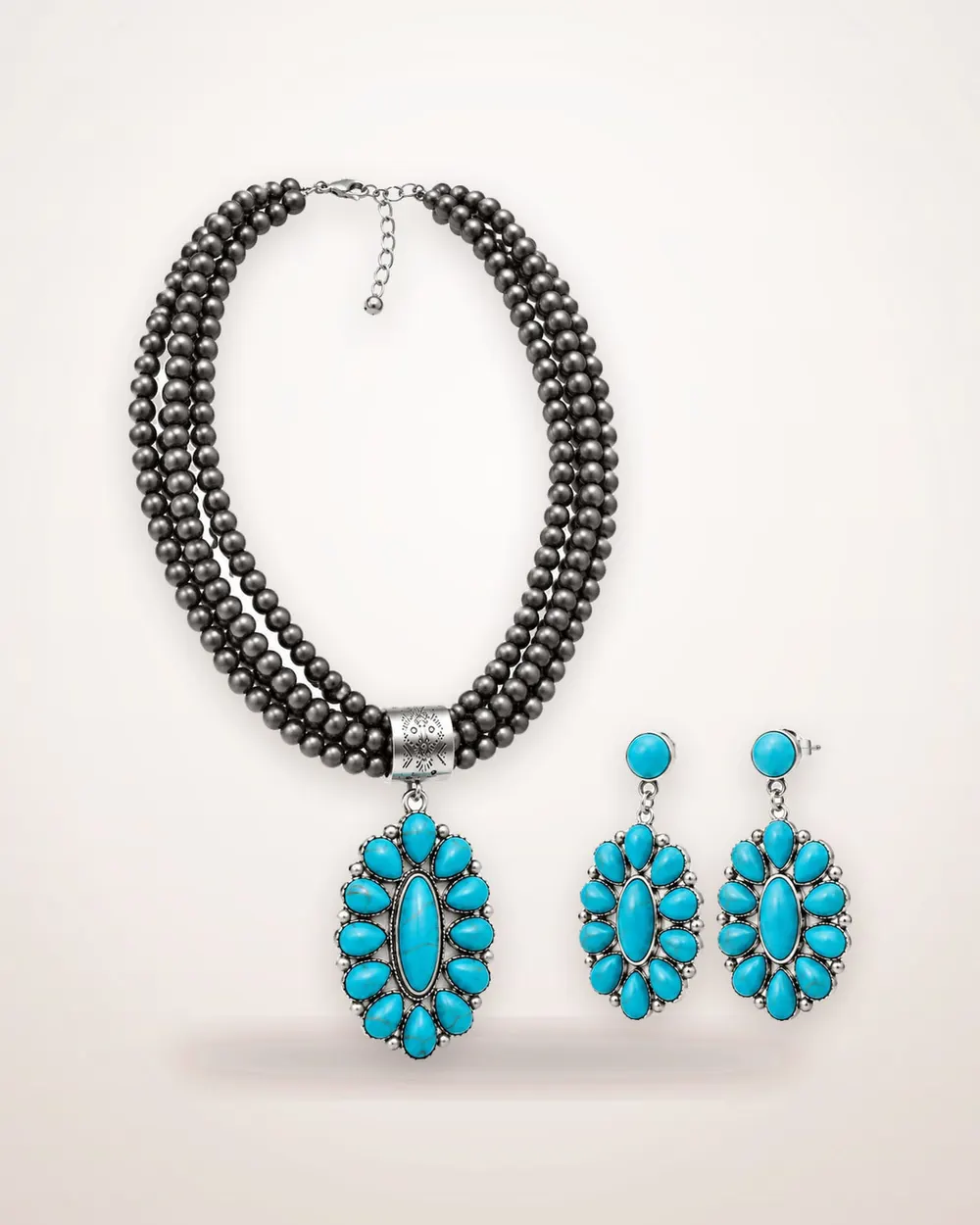 Bohemian Retro Three-Piece Jewelry Set