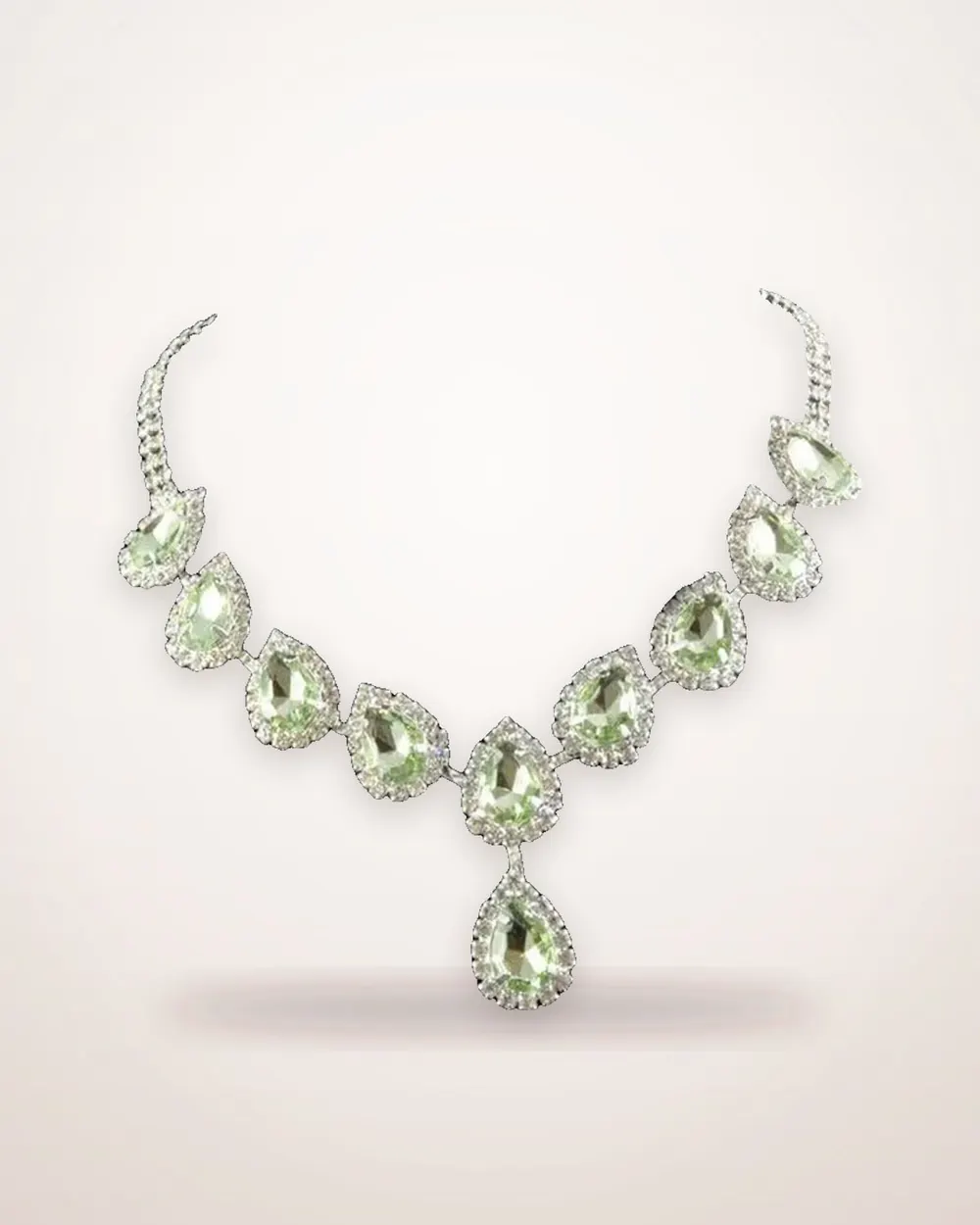 Blue Zirconia Necklace
