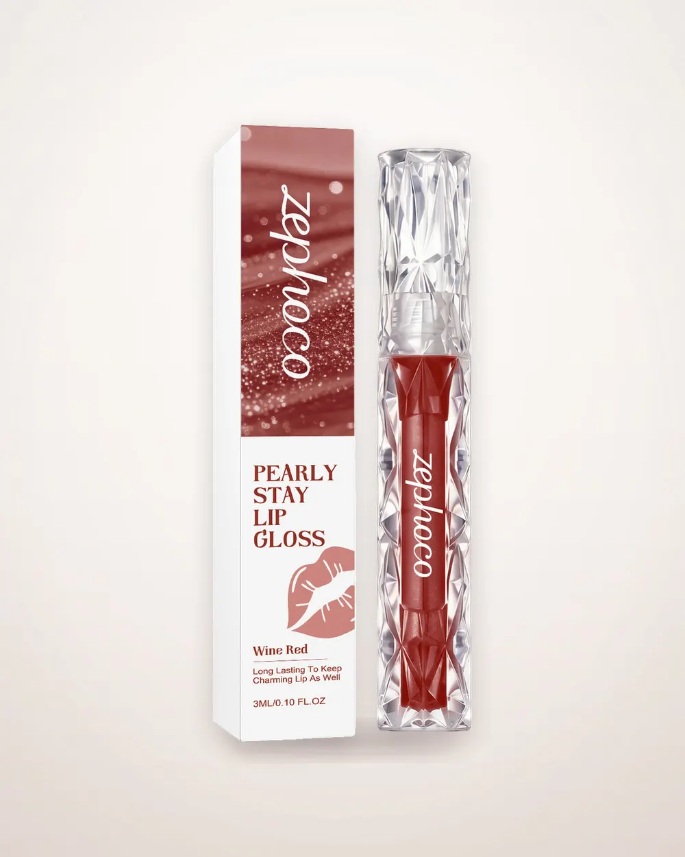 Burgundy Glass Shine Lip Gloss