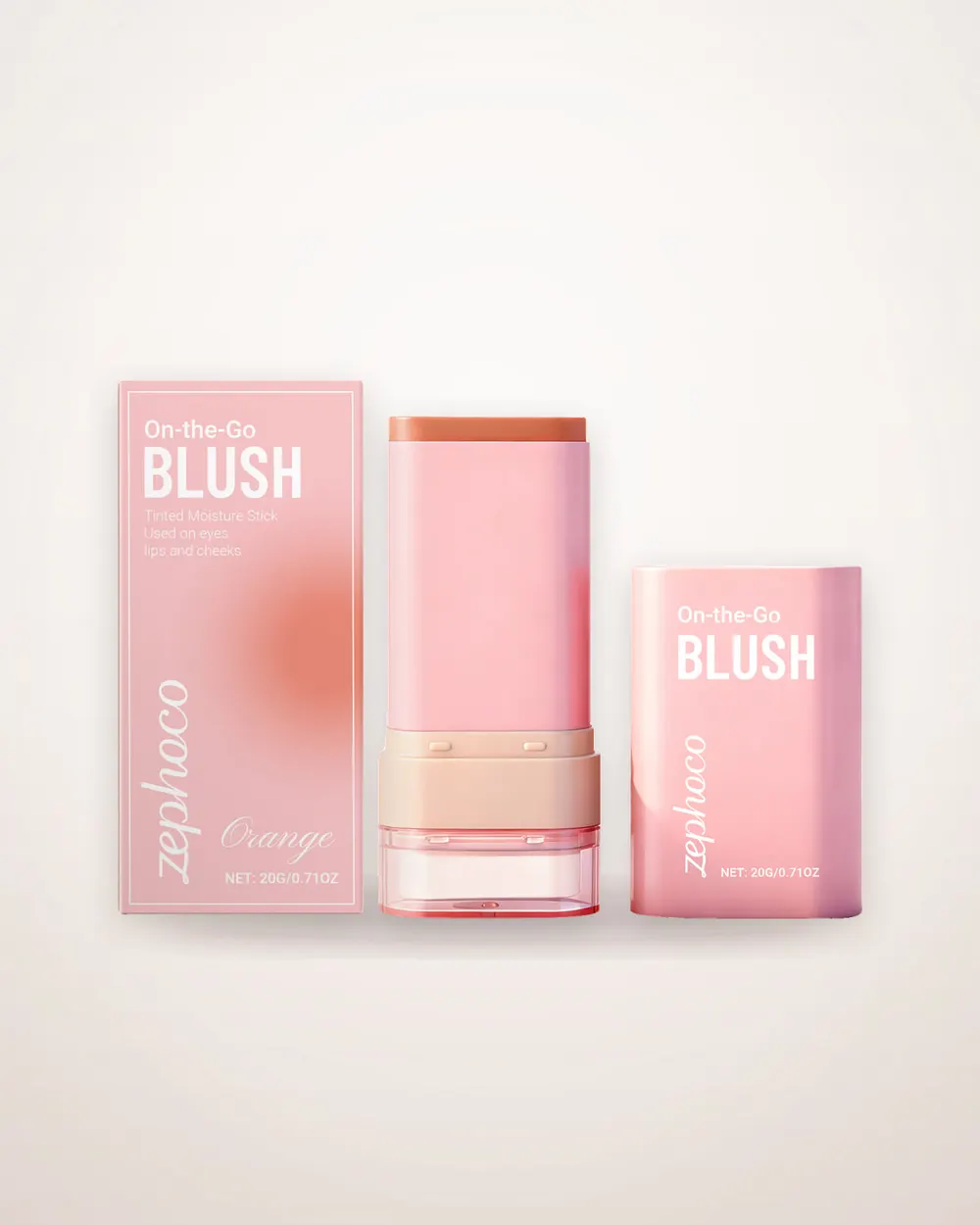 Orange Two-in-One Cream Blush Stick