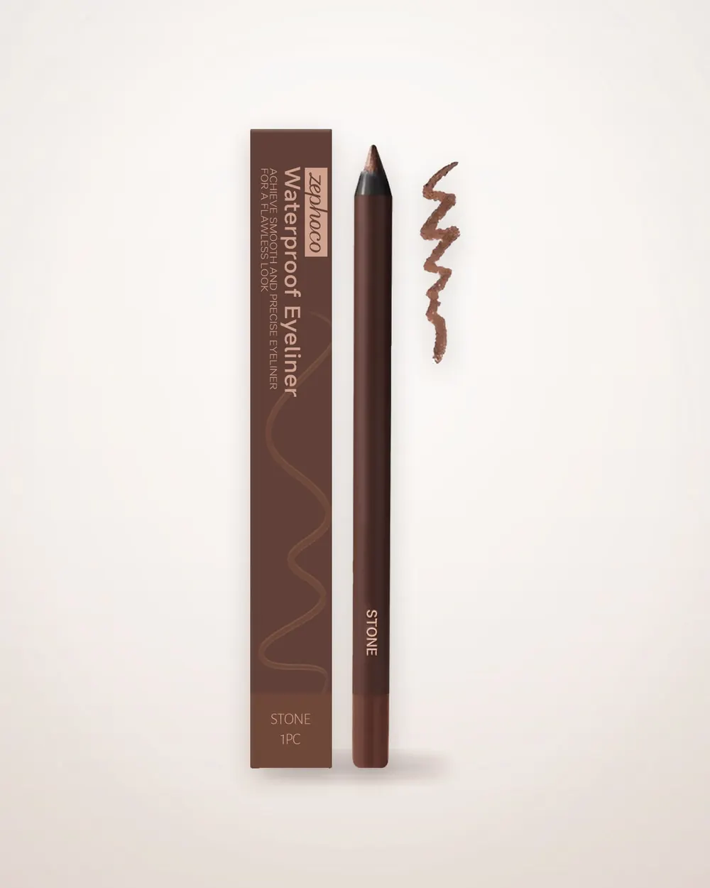 Waterproof Stone-Brown Eyeliner Pen