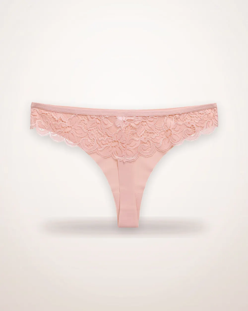Floral Lace Low-Rise Thong