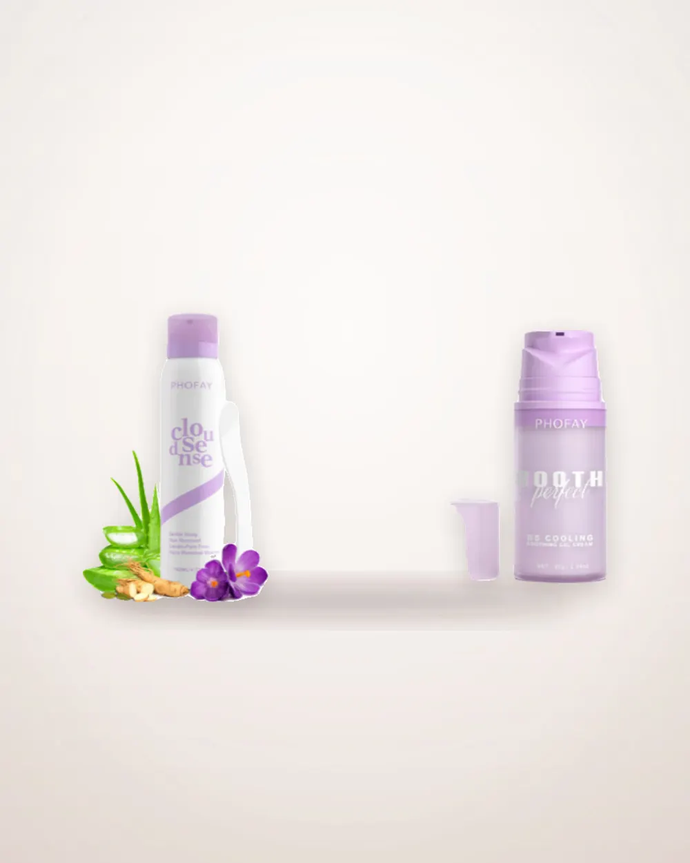 Soothing Gel and Hair Removal Cream Set