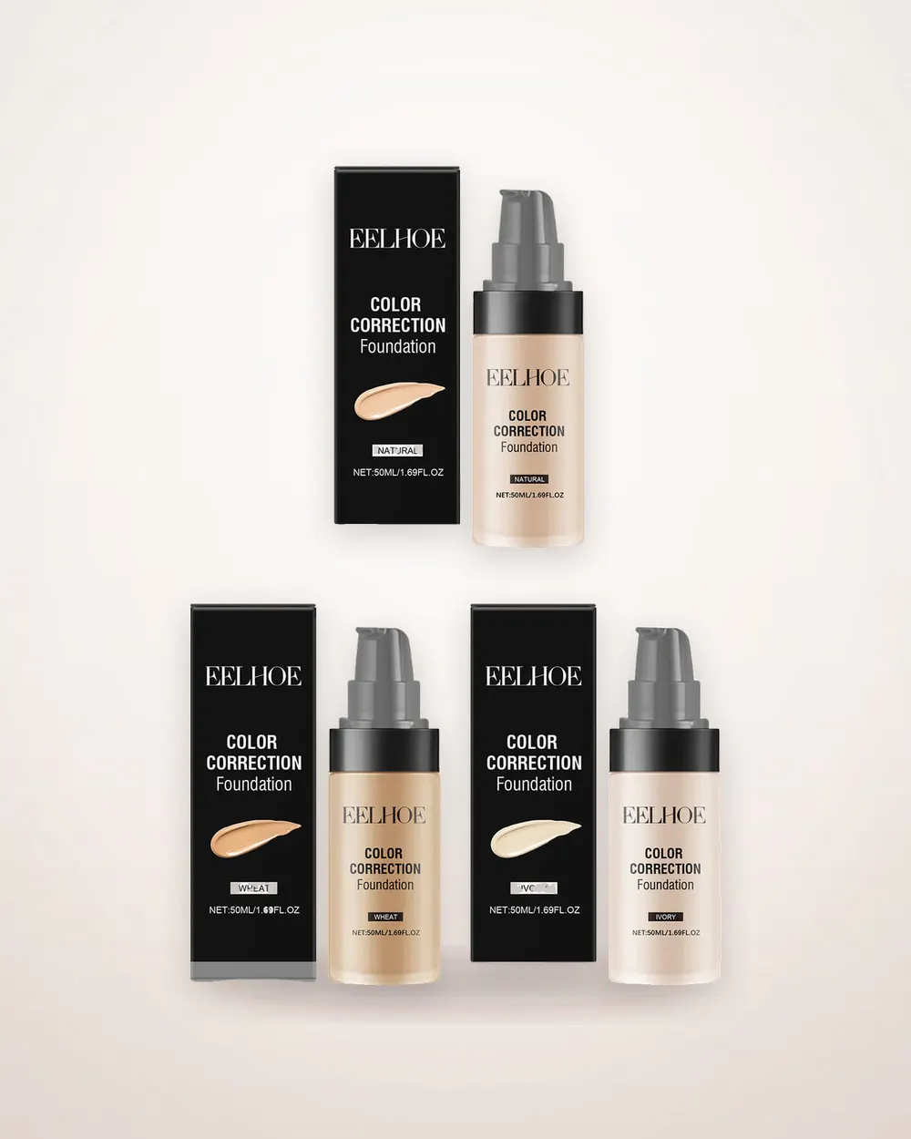 Natural Finish Foundation and Concealer