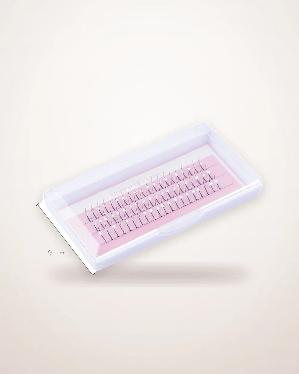 Rhinestone Single-Strand False Eyelashes
