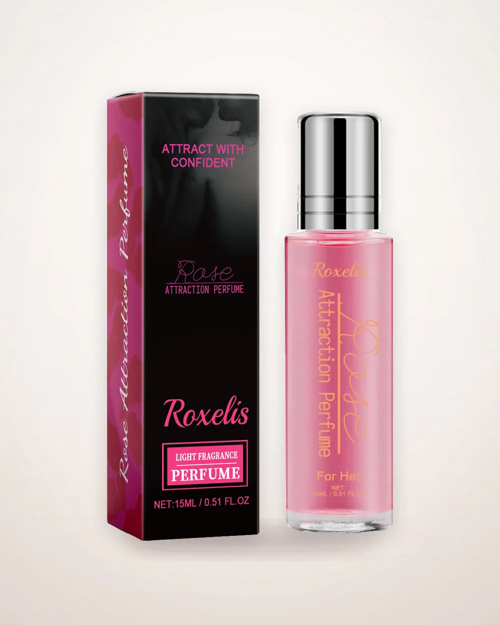 Rose Eau de Parfum, Portable Floral Fragrance