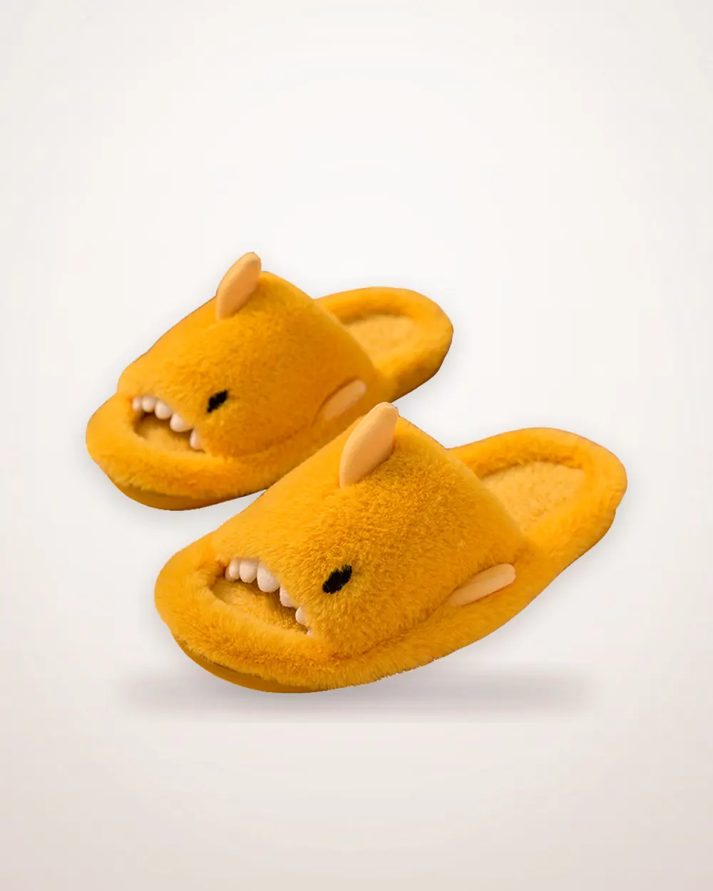 Fluffy Shark House Slippers