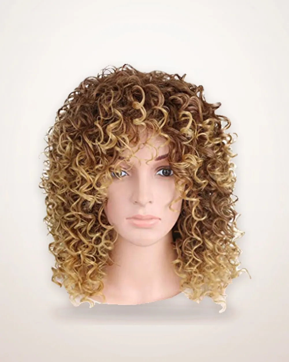 Short Curly High-Temperature Wig